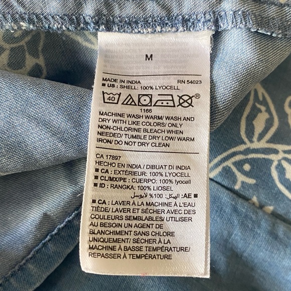 Old Navy Blue Tunic Dress Woman Size M - Picture 12 of 12